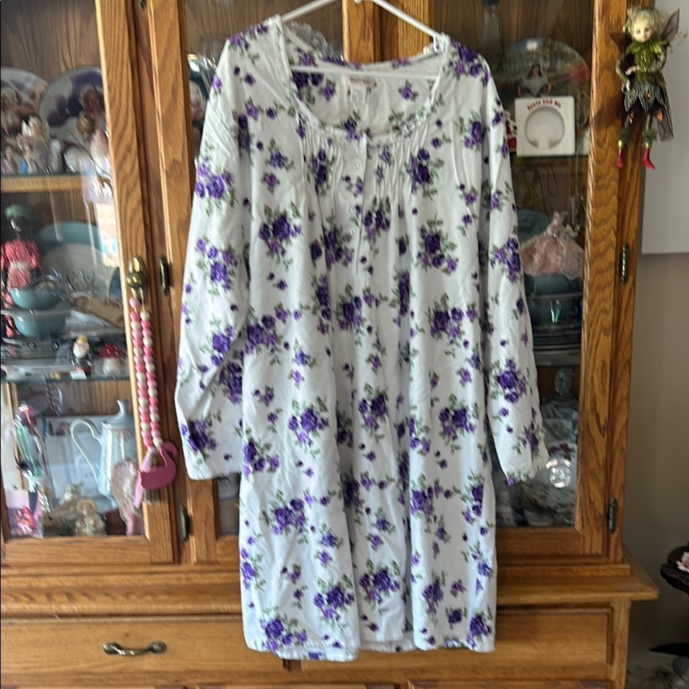 Floral Purple Nightgown